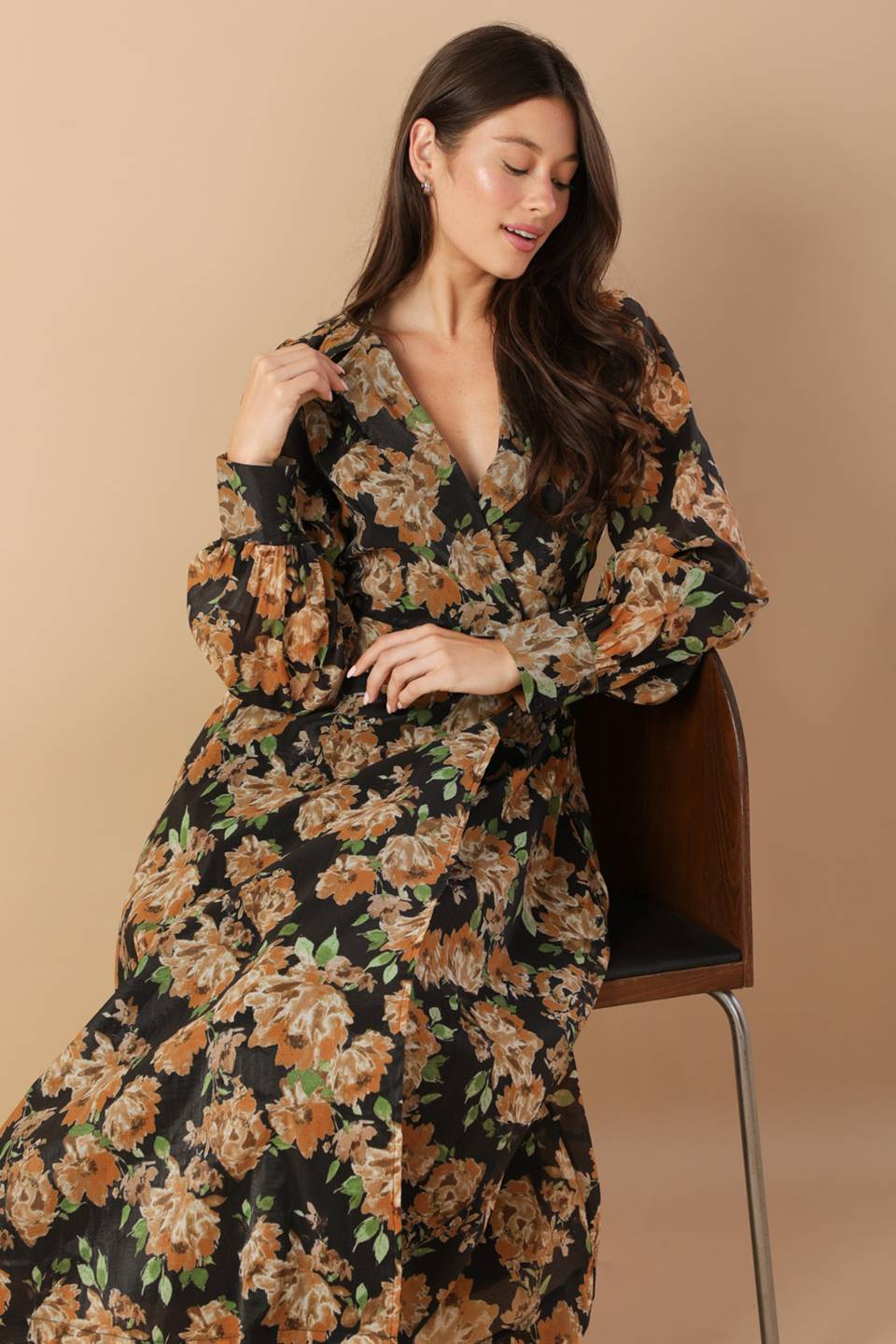 TIME TO EVOLVE WOVEN MIDI DRESS Flying Tomato